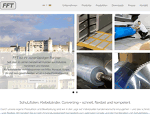 Tablet Screenshot of fft-tapesolutions.at